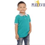 PLCLXVII - POLO SHIRT ANAK - KERAH WARNA LOGO KECIL 7005