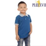 PLCLXVII - POLO SHIRT ANAK - KERAH WARNA LOGO KECIL 7005