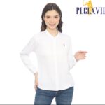 PLCLXVII - Kemeja Wanita - Kemeja Rayon Wanita Kerah Kecil 5203