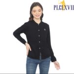 PLCLXVII - Kemeja Wanita - Kemeja Rayon Wanita Kerah Kecil 5203