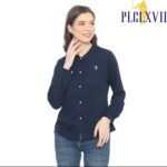 PLCLXVII - Kemeja Wanita - Kemeja Rayon Wanita Kerah Kecil 5203