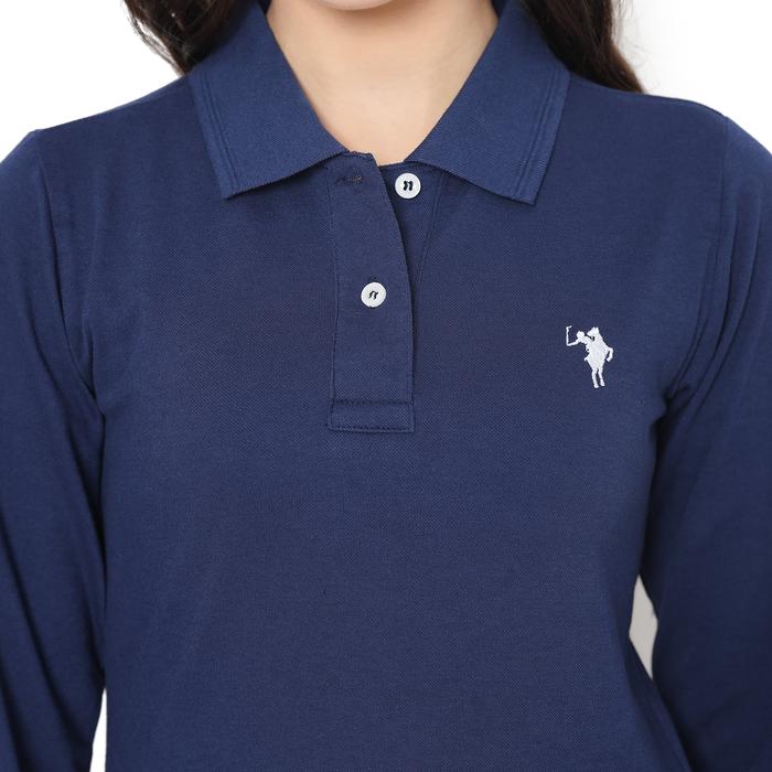 PLCLXVII - Polo Shirt Wanita - Polo Shirt Lengan Panjang 5005