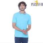 PLCLXVII - Polo Shirt Pria - Logo Kecil Kerah Warna 1010