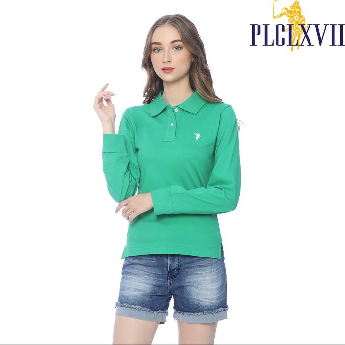 PLCLXVII - Polo Shirt Wanita - Polo Shirt Lengan Panjang 5005