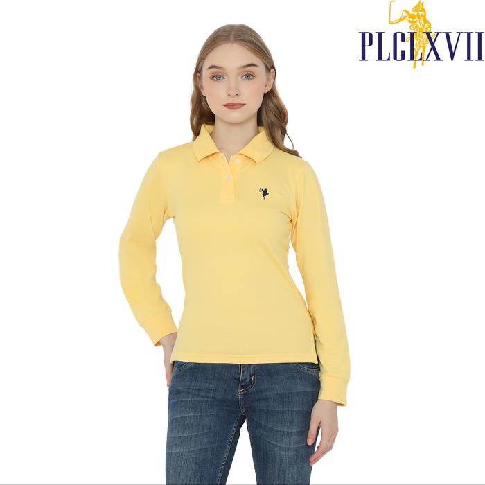 PLCLXVII - Polo Shirt Wanita - Polo Shirt Lengan Panjang 5005