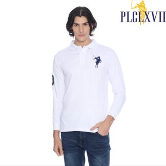 PLCLXVII - Polo Shirt - Lengan Panjang Logo Besar 1006