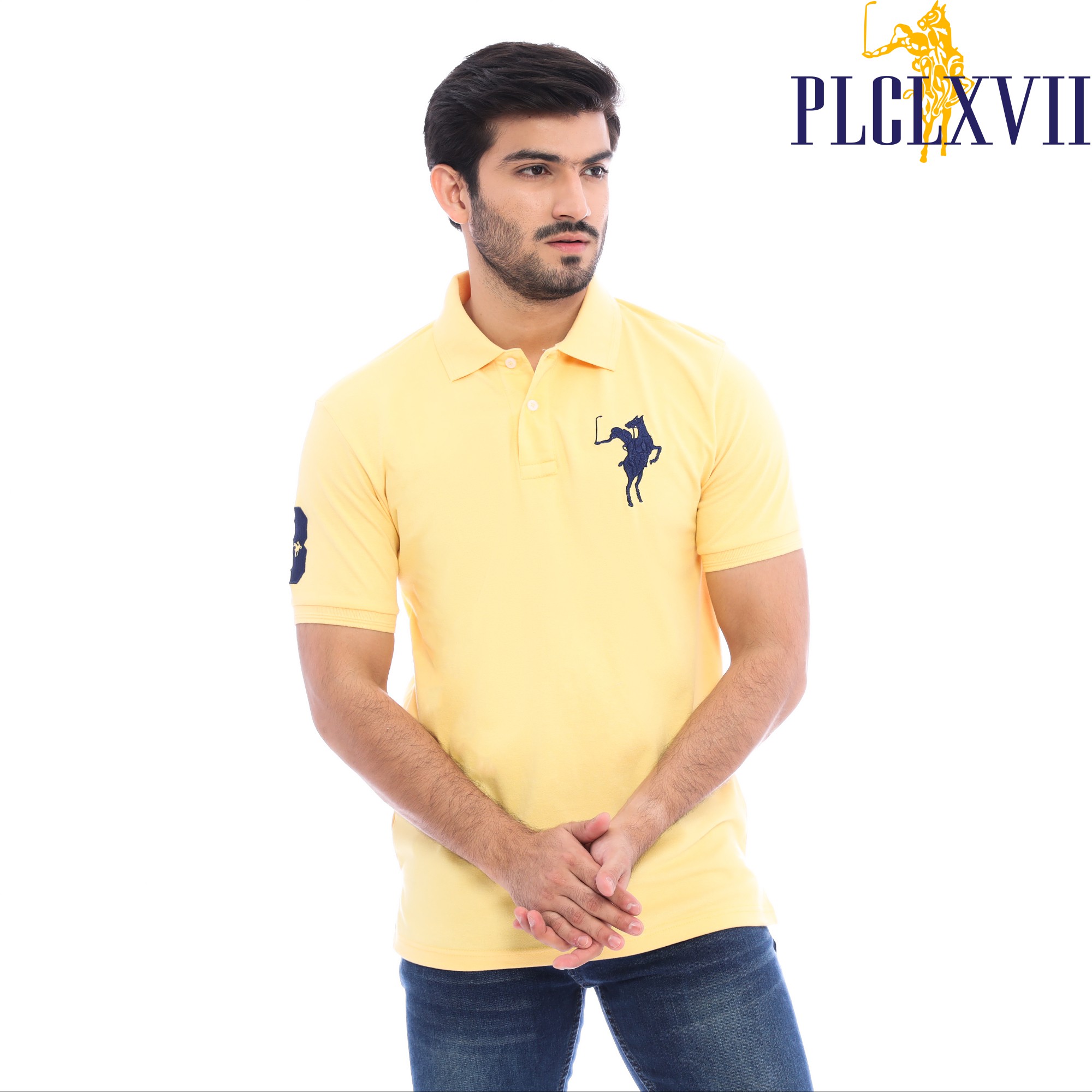 PLCLXVII - POLO SHIRT PRIA - LOGO KUDA BESAR 1002