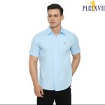 PLCLXVII - KEMEJA PRIA - LOGO KECIL LENGAN PENDEK 1601