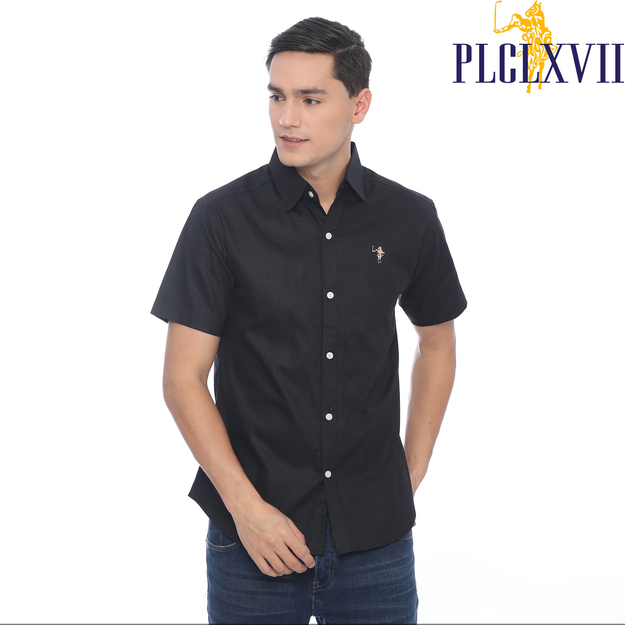 PLCLXVII - Kemeja Pria - Linen Lengan Pendek 1603