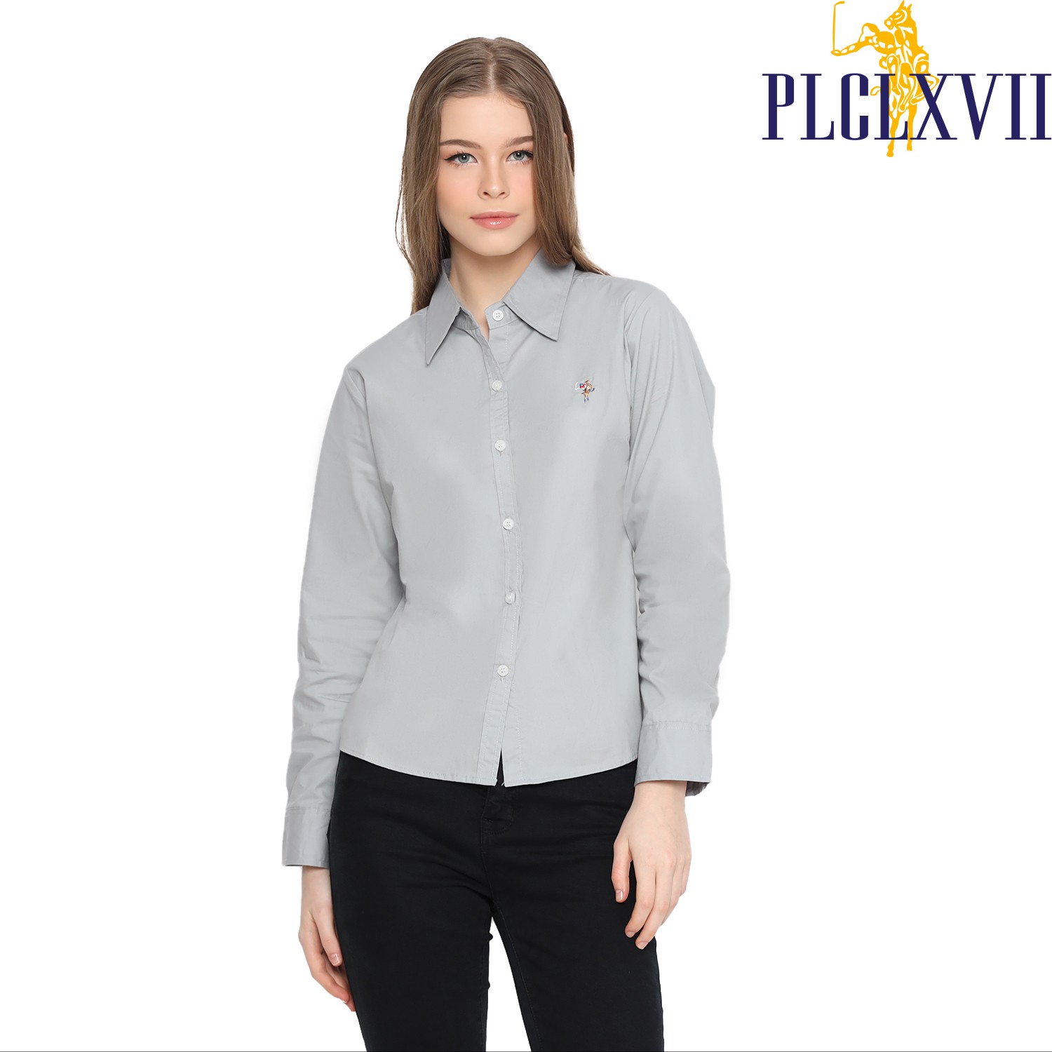 PLCLXVII - Kemeja Wanita - Polos Lengan Panjang 5201