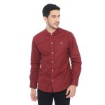 PLCLXVII - Kemeja Pria - Linen Kerah Shanghai Lengan Panjang 1704