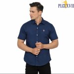 PLCLXVII - KEMEJA PRIA - LOGO KECIL LENGAN PENDEK 1601