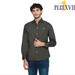 PLCLXVII - Kemeja Pria - Logo Kecil Lengan Panjang 1701