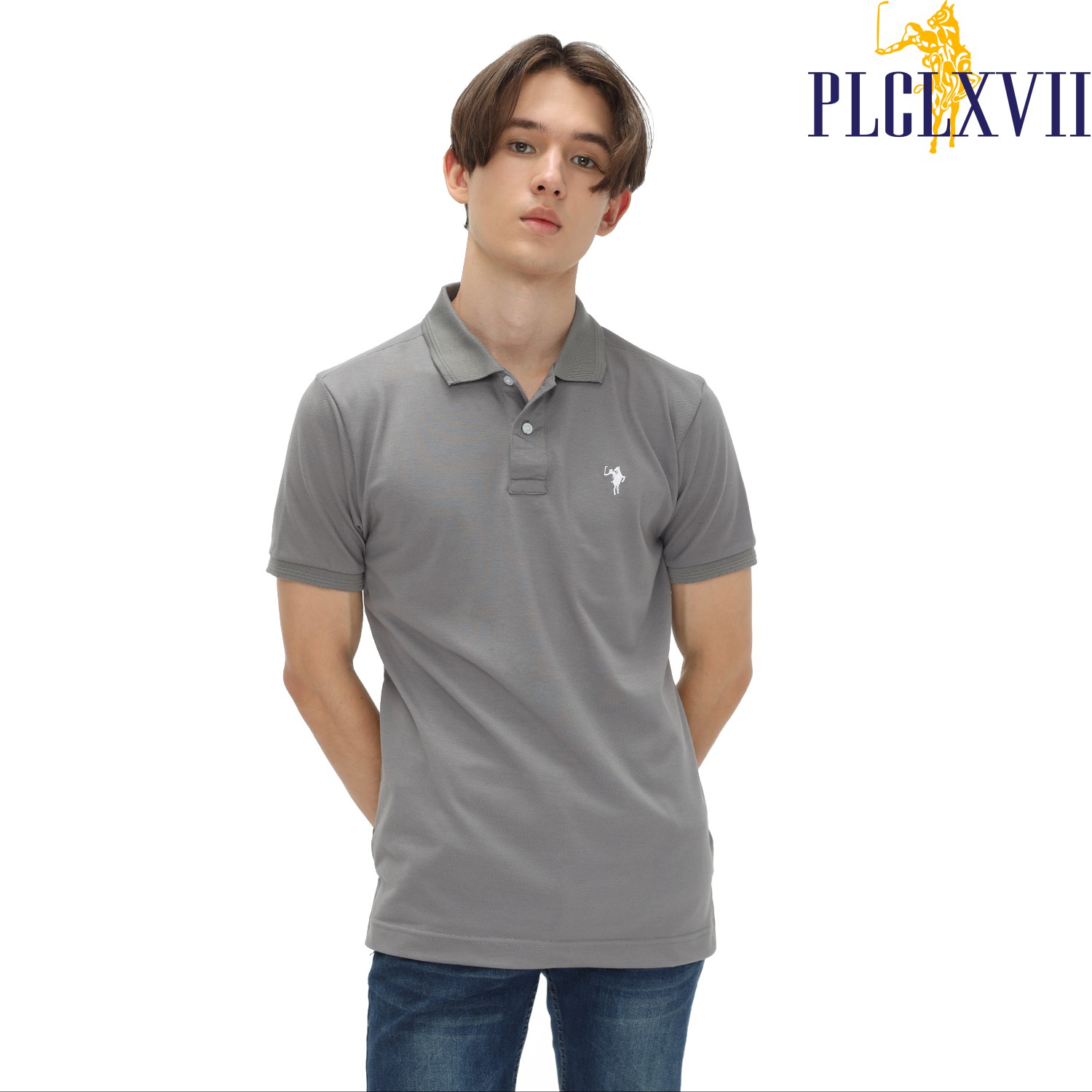 PLCLXVII - POLO SHIRT PRIA - LOGO KUDA KECIL 1001