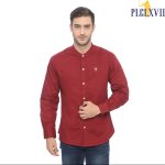 PLCLXVII - Kemeja Pria - Kerah Shanghai Lengan Panjang 1702