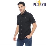 PLCLXVII - KEMEJA PRIA - LOGO KECIL LENGAN PENDEK 1601