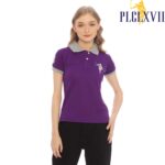 PLCLXVII - Polo Shirt Wanita - Kerah Warna Logo Besar 5102