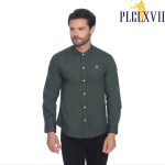 PLCLXVII - Kemeja Pria - Kerah Shanghai Lengan Panjang 1702