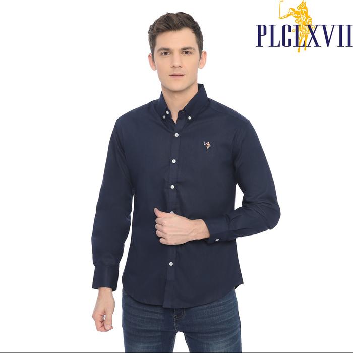 PLCLXVII - Kemeja Pria - Oxford Kerah Shanghai Lengan Panjang 1706