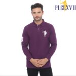 PLCLXVII - Polo Shirt - Lengan Panjang Logo Besar 1006