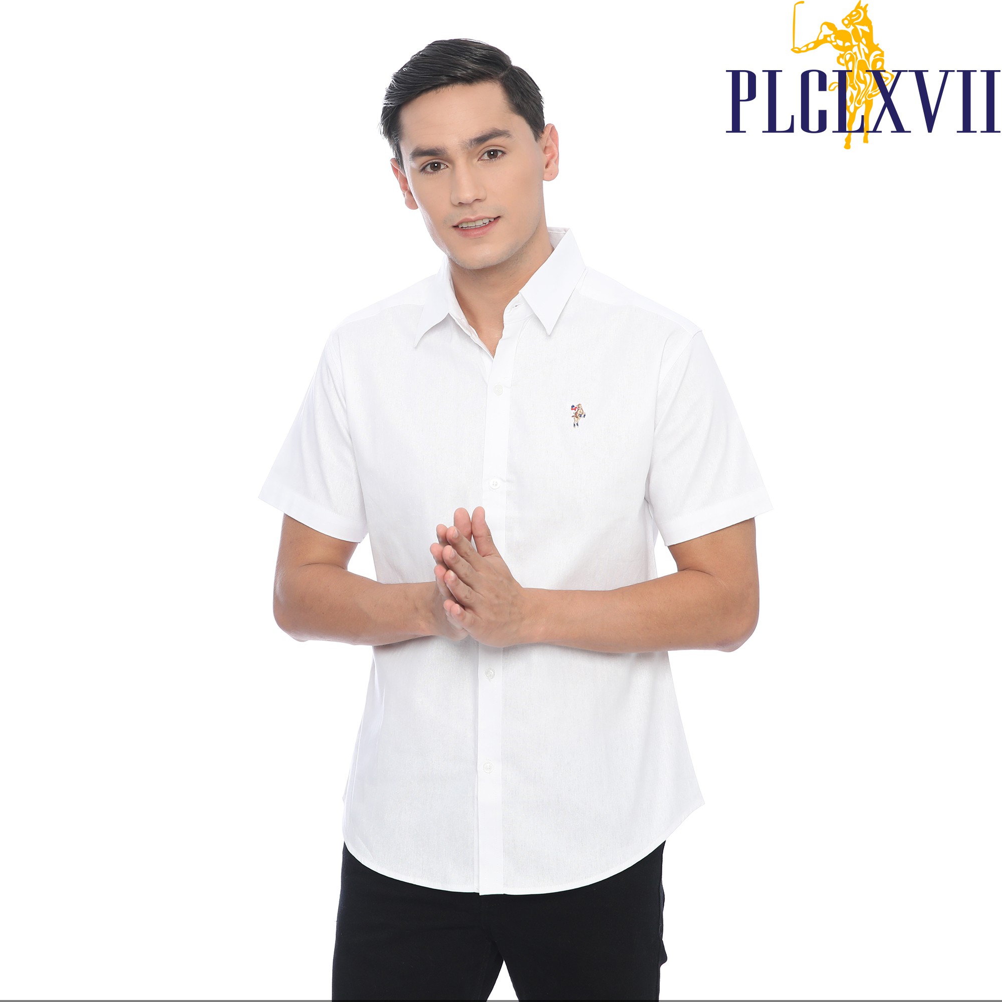 PLCLXVII - Kemeja Pria - Linen Lengan Pendek 1603