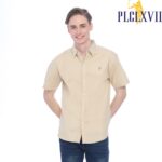 PLCLXVII - Kemeja Pria - Linen Lengan Pendek 1603
