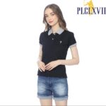 PLCLXVII - Polo Shirt Wanita - Kerah Warna 5101 Kaos Polos