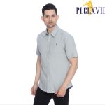 PLCLXVII - KEMEJA PRIA - LOGO KECIL LENGAN PENDEK 1601