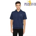 PLCLXVII - Hoodie Pria - Hoodie Lengan Pendek Logo Kecil 1505