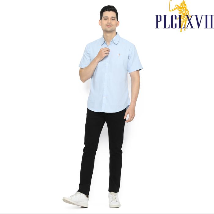PLCLXVII - Kemeja Pria - Oxford Lengan Pendek 1605