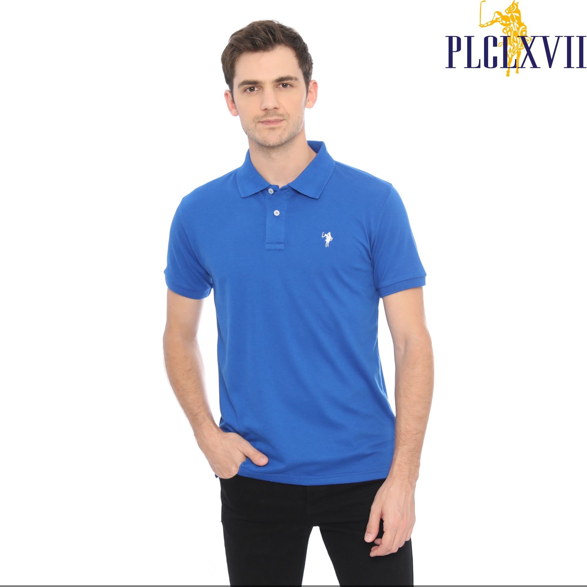 PLCLXVII - POLO SHIRT PRIA - LOGO KUDA KECIL 1001