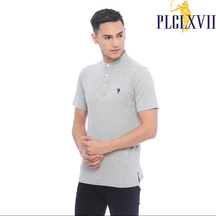 PLCLXVII - Polo Shirt Pria - Kerah Shanghai Logo Kecil 1007