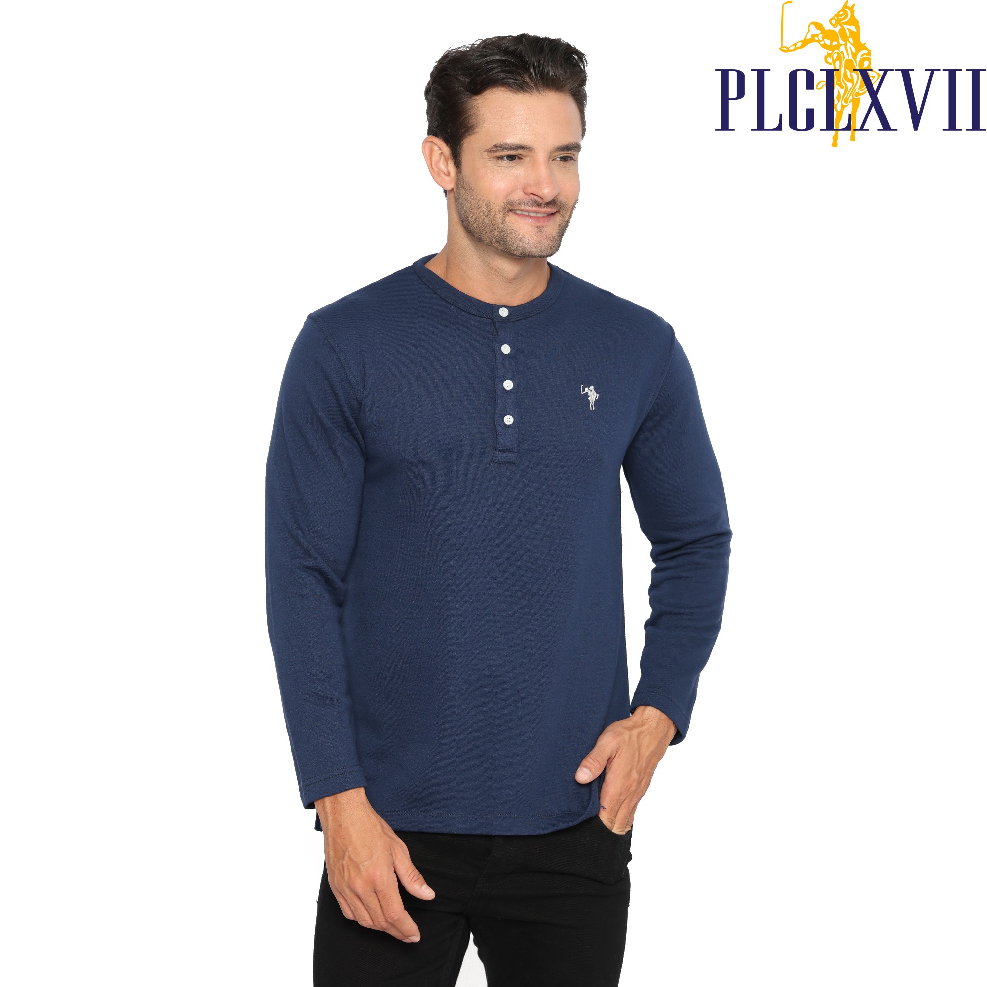 PLCLXVII - Sweater Pria - Kancing Lengan Panjang 1504