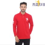 PLCLXVII - Polo Shirt - Lengan Panjang Logo Besar 1006