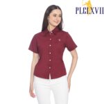 PLCLXVII - Kemeja Wanita - Polos Lengan Pendek 5301