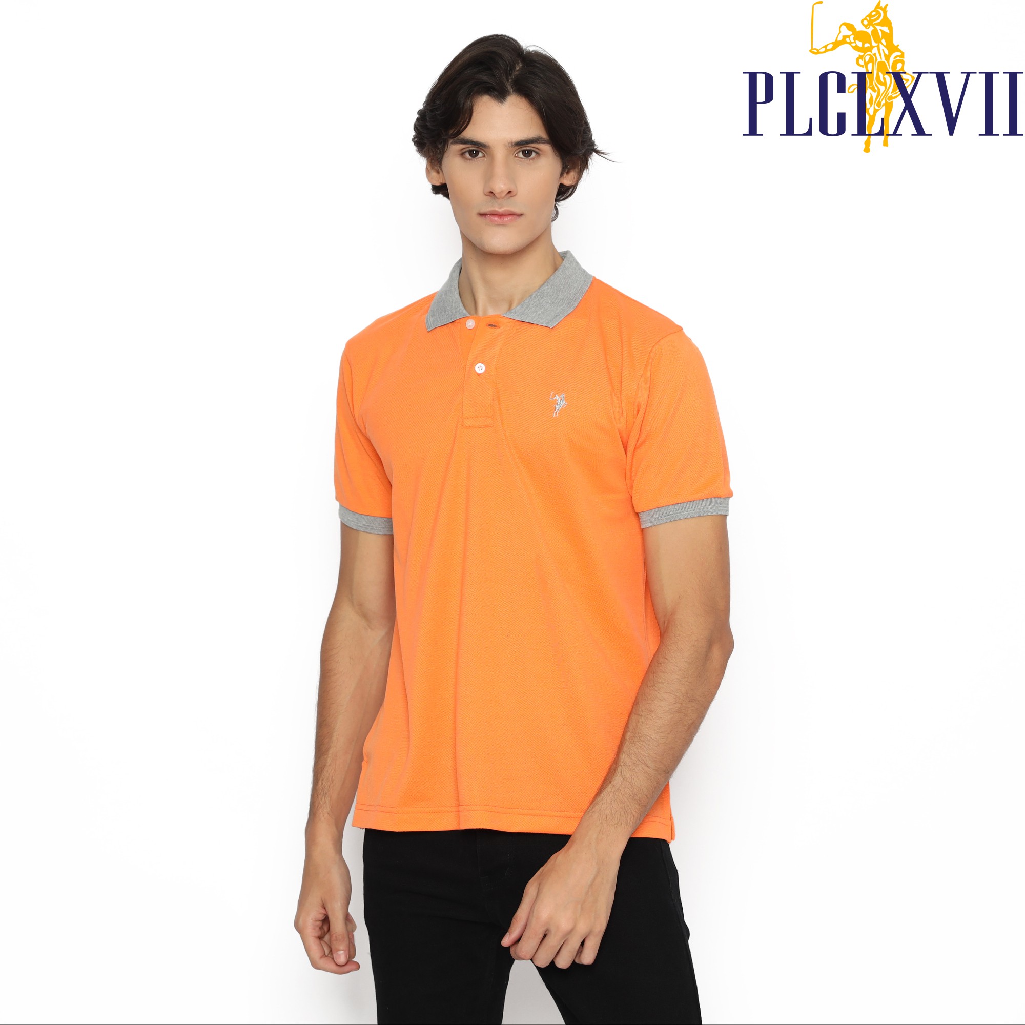 PLCLXVII - Polo Shirt Pria - Polo Shirt Kerah Warna 1301