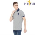 PLCLXVII - Polo Shirt Pria - Logo Besar Kerah Warna 1013
