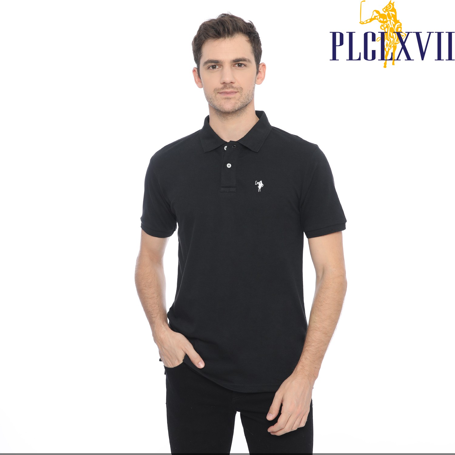 PLCLXVII - POLO SHIRT PRIA - LOGO KUDA KECIL 1001