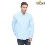 PLCLXVII - Kemeja Pria - Logo Kecil Lengan Panjang 1701