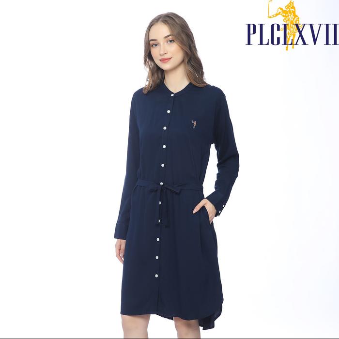 PLCLXVII - Kemeja Wanita - Kemeja Dress Rayon Kerah Shanghai 5205
