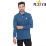 PLCLXVII - Polo Shirt - Lengan Panjang Logo Kecil 1005