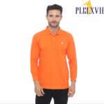 PLCLXVII - Polo Shirt - Lengan Panjang Logo Kecil 1005