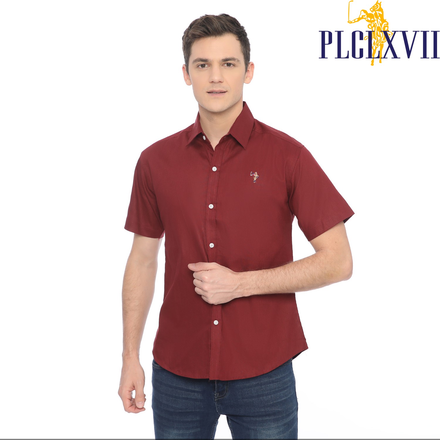 PLCLXVII - Kemeja Pria - Linen Lengan Pendek 1603