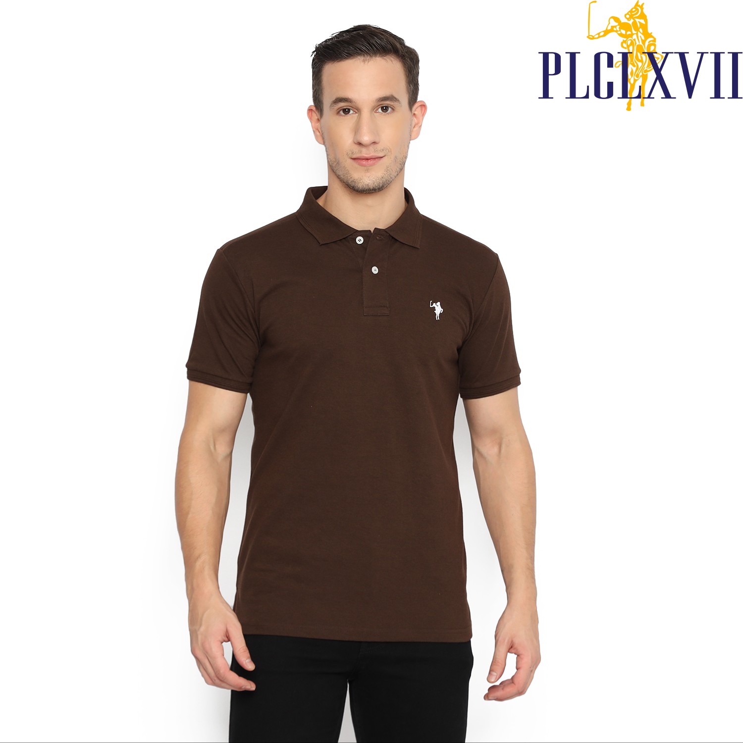 PLCLXVII - POLO SHIRT PRIA - LOGO KUDA KECIL 1001