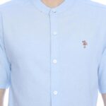 PLCLXVII - Kemeja Pria - Oxford Kerah Shanghai Lengan Pendek 1606