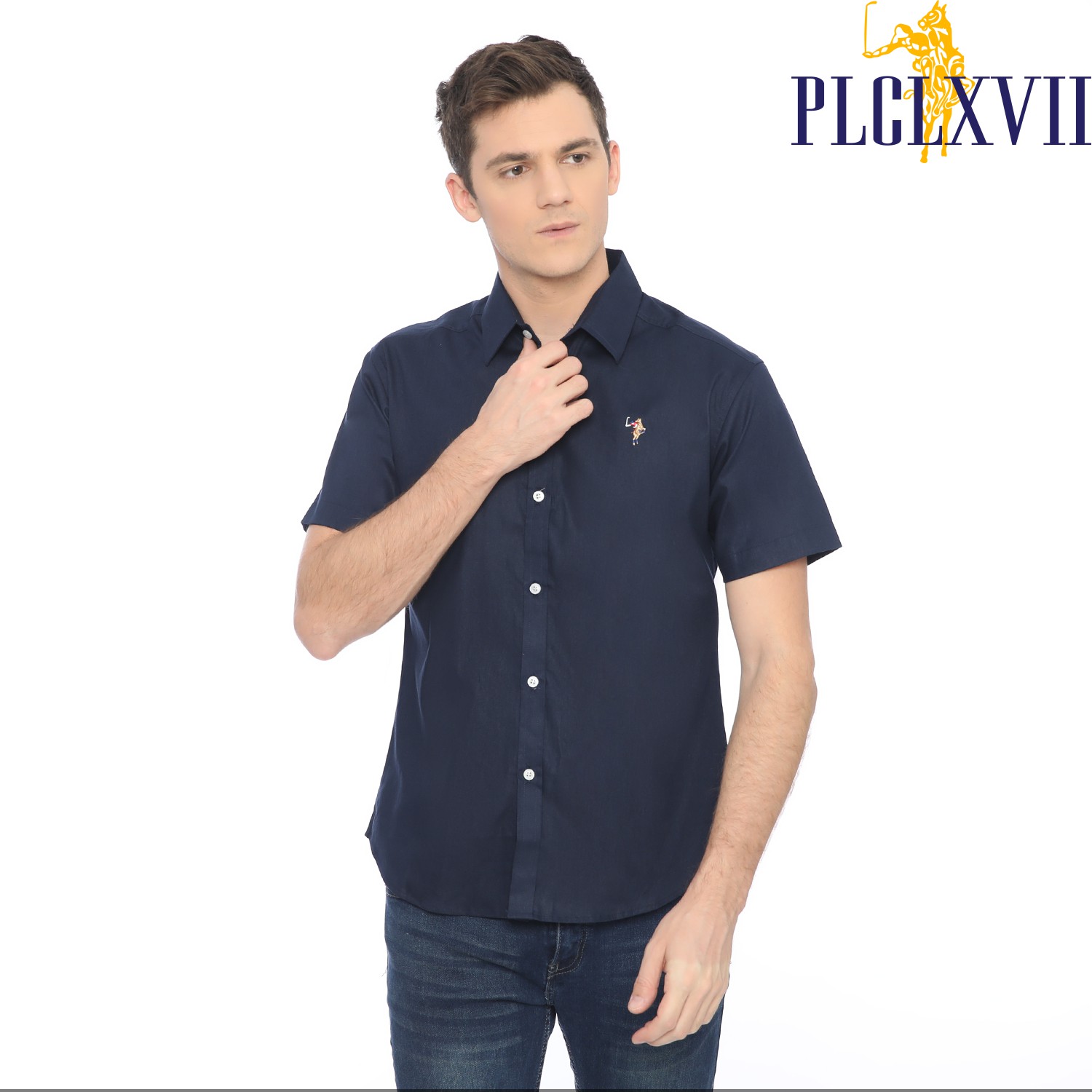 PLCLXVII - Kemeja Pria - Linen Lengan Pendek 1603