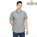 PLCLXVII - Kemeja Pria - Oxford Lengan Pendek 1605