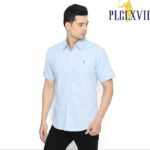 PLCLXVII - Kemeja Pria - Oxford Lengan Pendek 1605