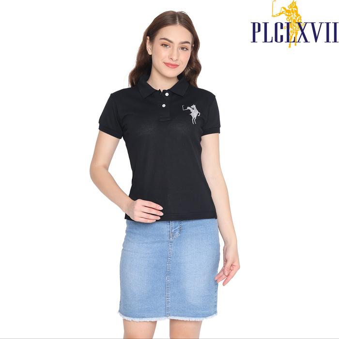 PLCLXVII - Polo Shirt Wanita - Logo Besar 5104