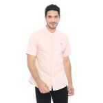 PLCLXVII - Kemeja Pria - Linen Kerah Shanghai Lengan Pendek 1604